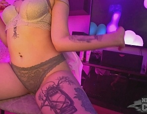 051326_sexy_striptease_sam_masturbates_with_a_really_big_black_dildo